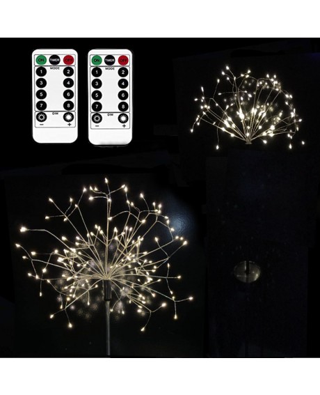 LED Solar Powered Fireworks Lights